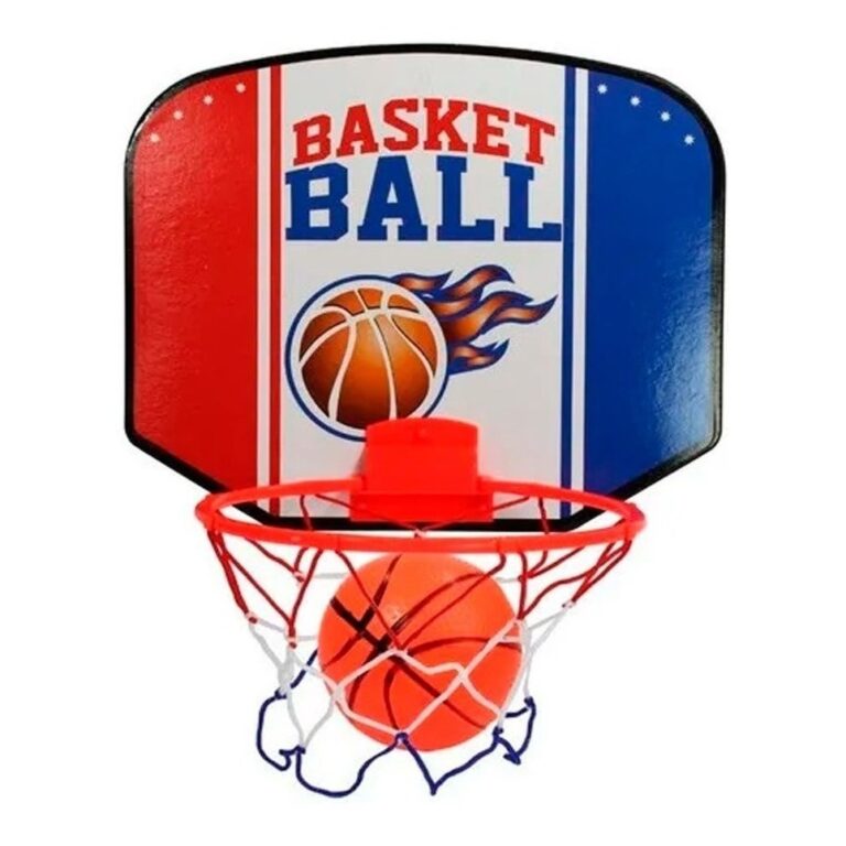 Cesta De Basquete Infantil Com Aro E Bola 30 X25 C