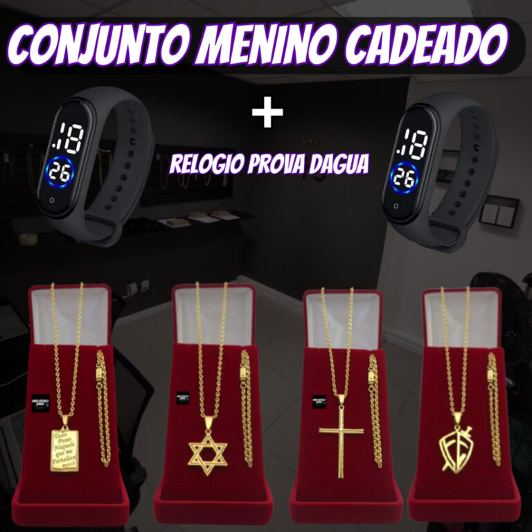 Conjunto Menino Corrente Masculina Infantil Cadead