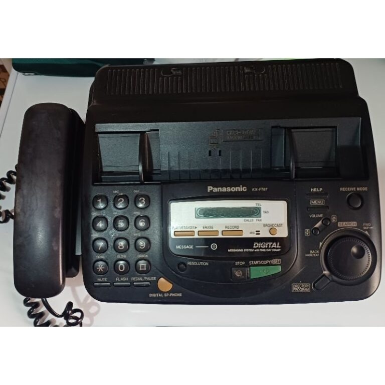Aparelho de Telefone/Fax Panasonic KX-FT67 (ler de