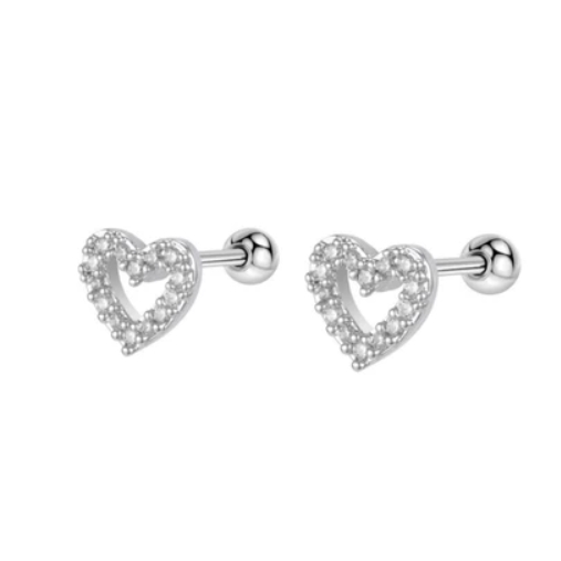 Kit 2/4 Unidades Piercing Aço Cirúrgico Zircôni