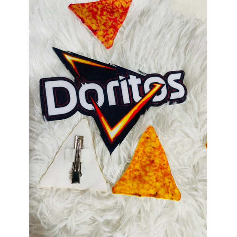 Presilha cabelo maluco kit doritos + 3 Nachos