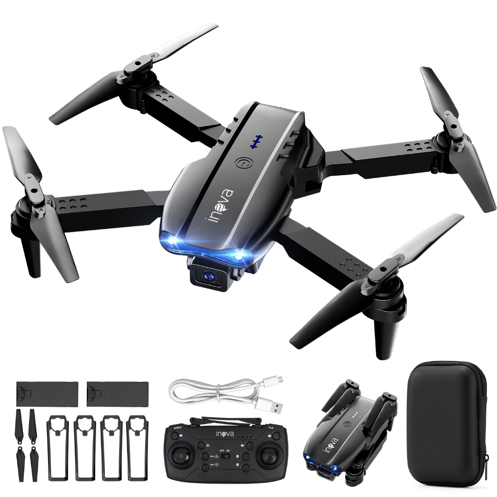 INOVA Drone Quadcopter Profissional Helicóptero HD Câmeras Remoto Drone quadcopter Dobrável Com Bols