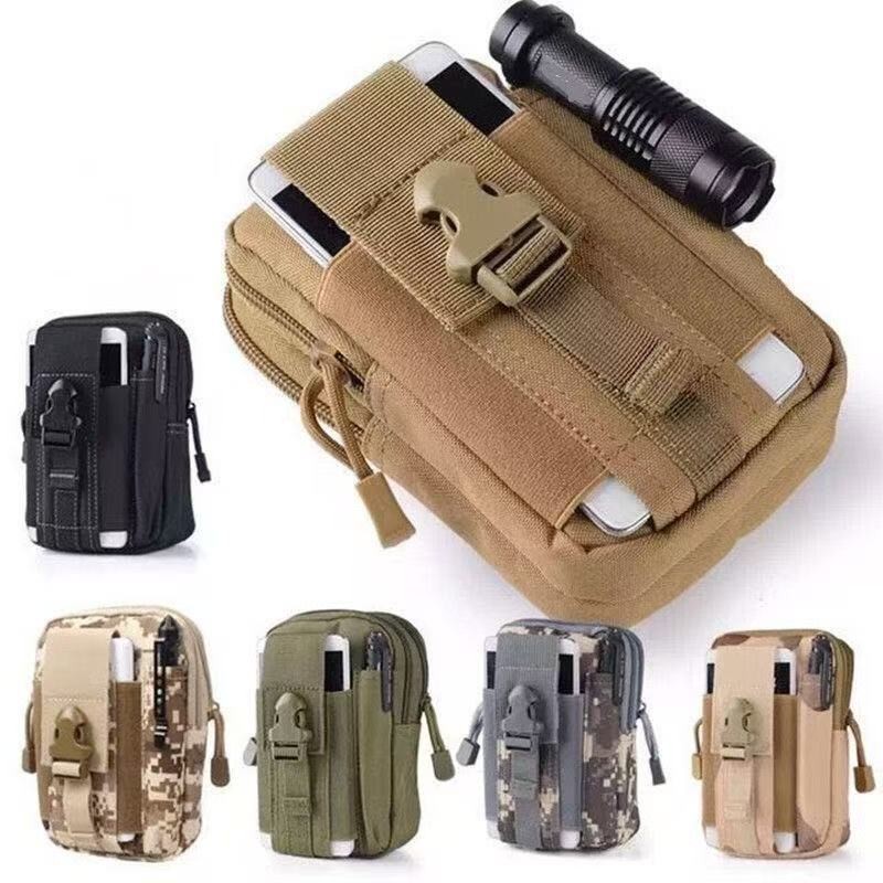 Bolsa de Cintura Tática Militar | Compacta, Durável, p/ Celular, Bike e Montanhismo