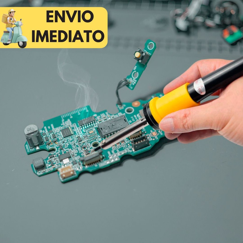 Kit Ferro De Solda 60W Soldador 40W 110v 220v Com Estanho