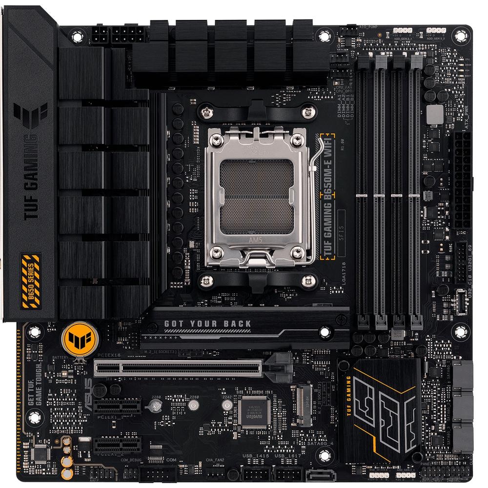 Placa Mãe Asus TUF Gaming Para AMD AM5 B650M-E Wifi 4xDDR5 m