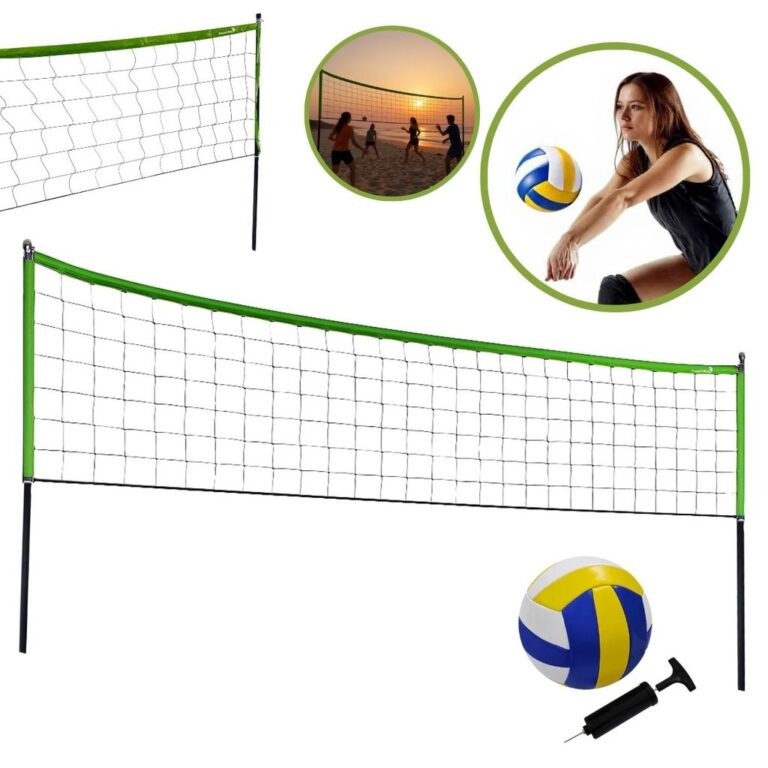 Kit Rede Beach Tennis e Vôlei com Suporte Portát