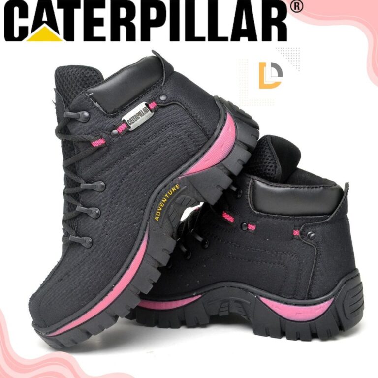 Botinha CAT Feminina Bota Coturno Adventure Lona R