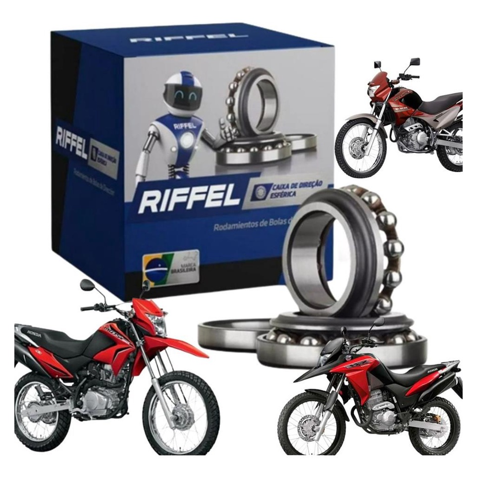 Caixa De Direção Esférica NX 150 200 350 Falcon 400 Bros 125 150 160 83 A 2025 Original Riffel