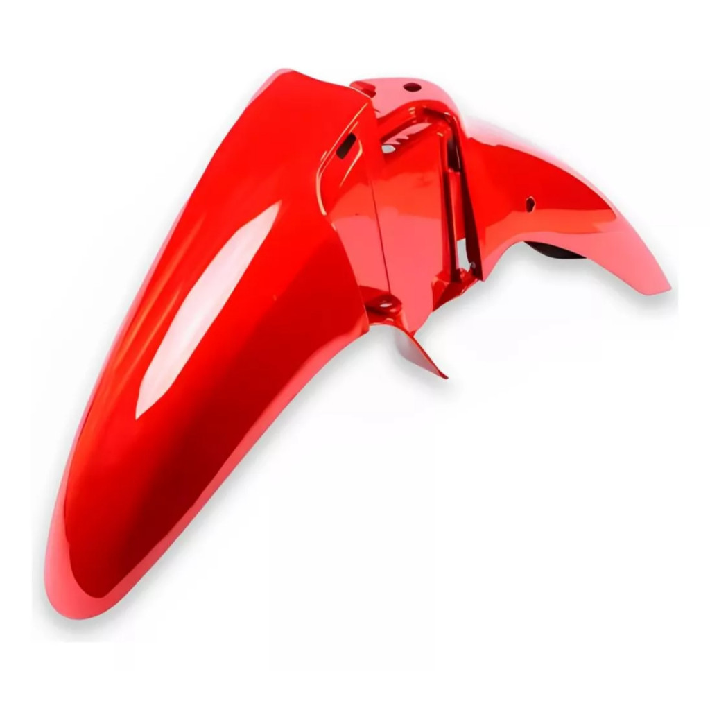 Paralama Dianteiro frente Moto Honda Biz 100 1998 à 2001 ABS 100% Virgem – Vermelho Maceió