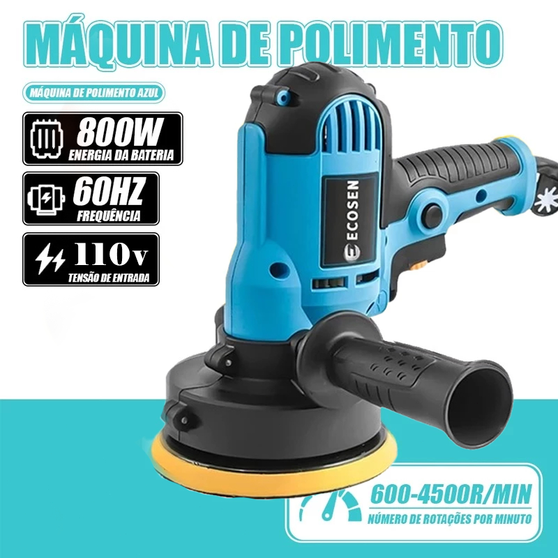 Lixadeira Multi Funçoes 800W 6 Velocidades Completa – Politriz Polidor 220V 60HI4500R/MIN