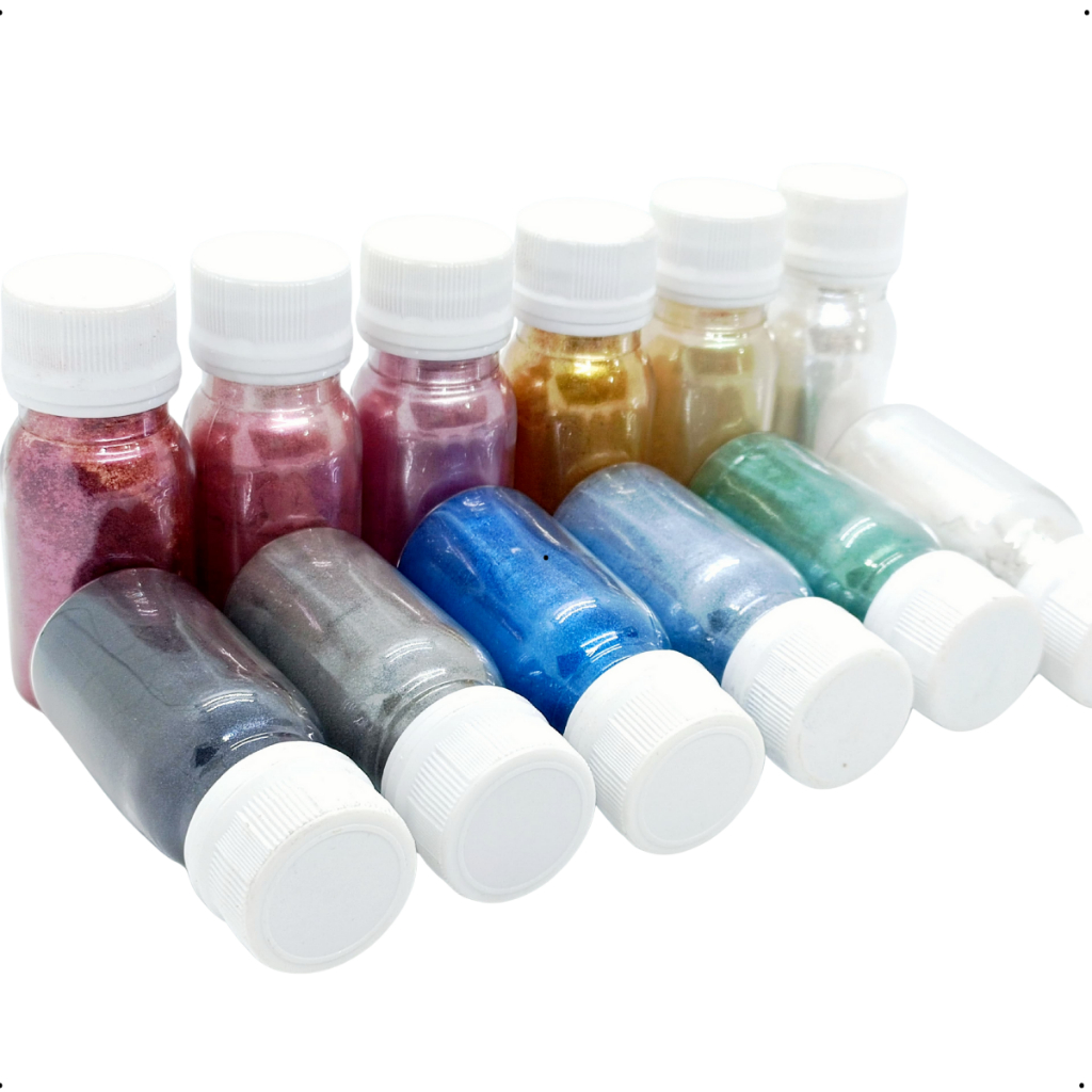Pigmento para Resina Epóxi | Velas | Cosméticos – Mica EARIS Perolado | NATURAL