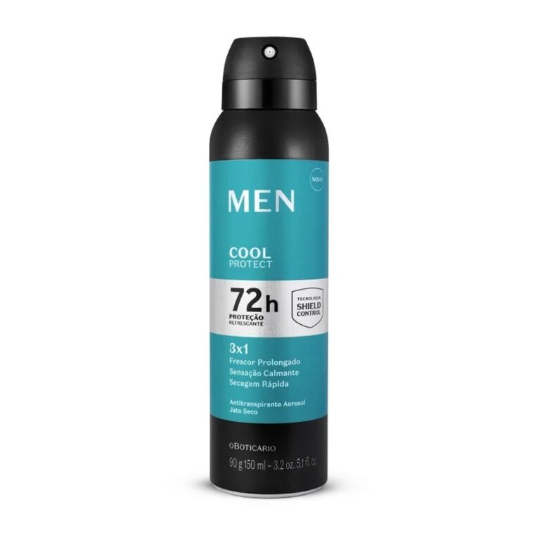 Boticário Men Cool Protect Desodorante Aerosol 90