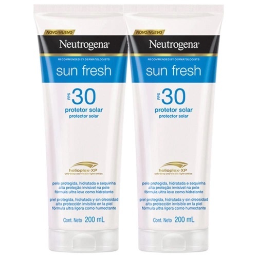 Kit 2 unidades protetor solar corporal Neutrogena 
