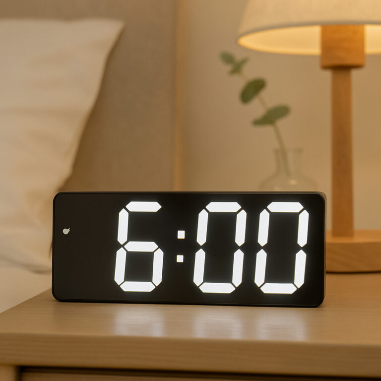 Relógio De Led Digital Mesa Despertador Alarme Te