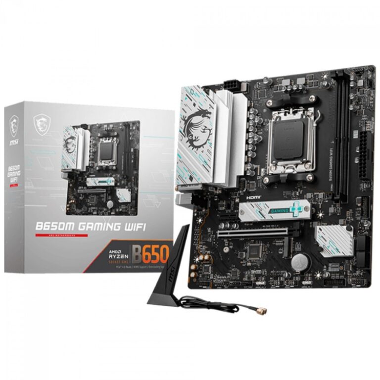 Placa Mãe MSI B650M Gaming Wifi AMD AM5 M-ATX DDR