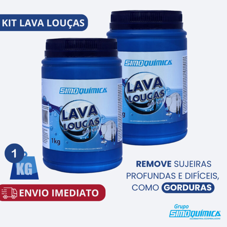 Kit Sabão Detergente Em Pó para Máquina de Lava