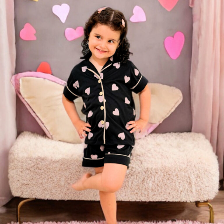 Pijama Americano Criança Curto Infantil Menina Co