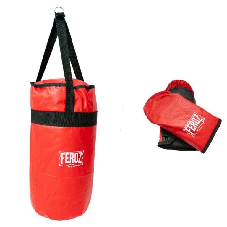 Saco de Pancada boxe infantil CHEIO + 1 PAR DE LUV