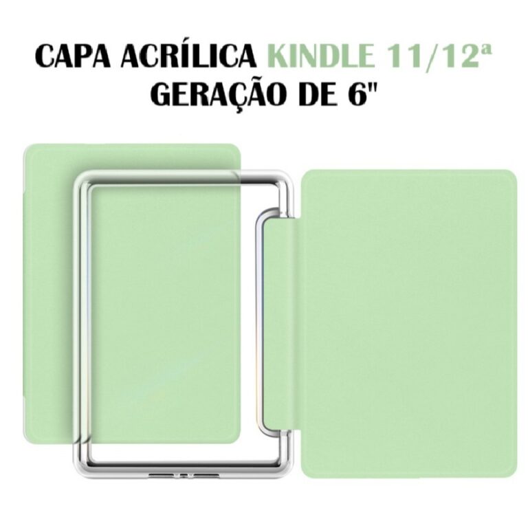 Capa Acrílico Para Kindle 11./12. Geração 6 Pol