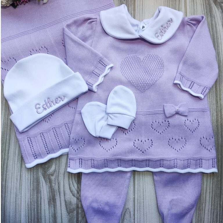 Kit  3 peças  Body + touca Personalizada e 1 par 