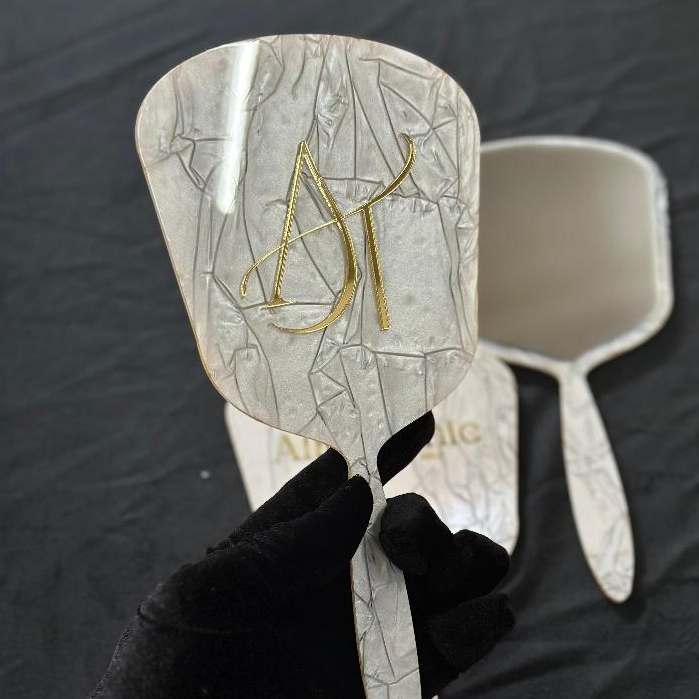 Espelho de Mão Personalizado Acrílico para Consu