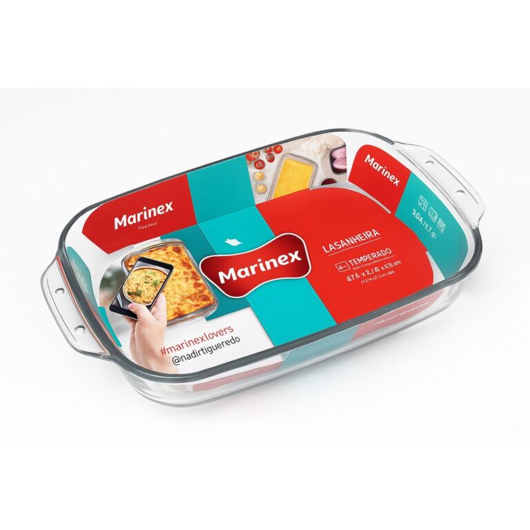 Lasanheira de Vidro Marinex 5 Litros