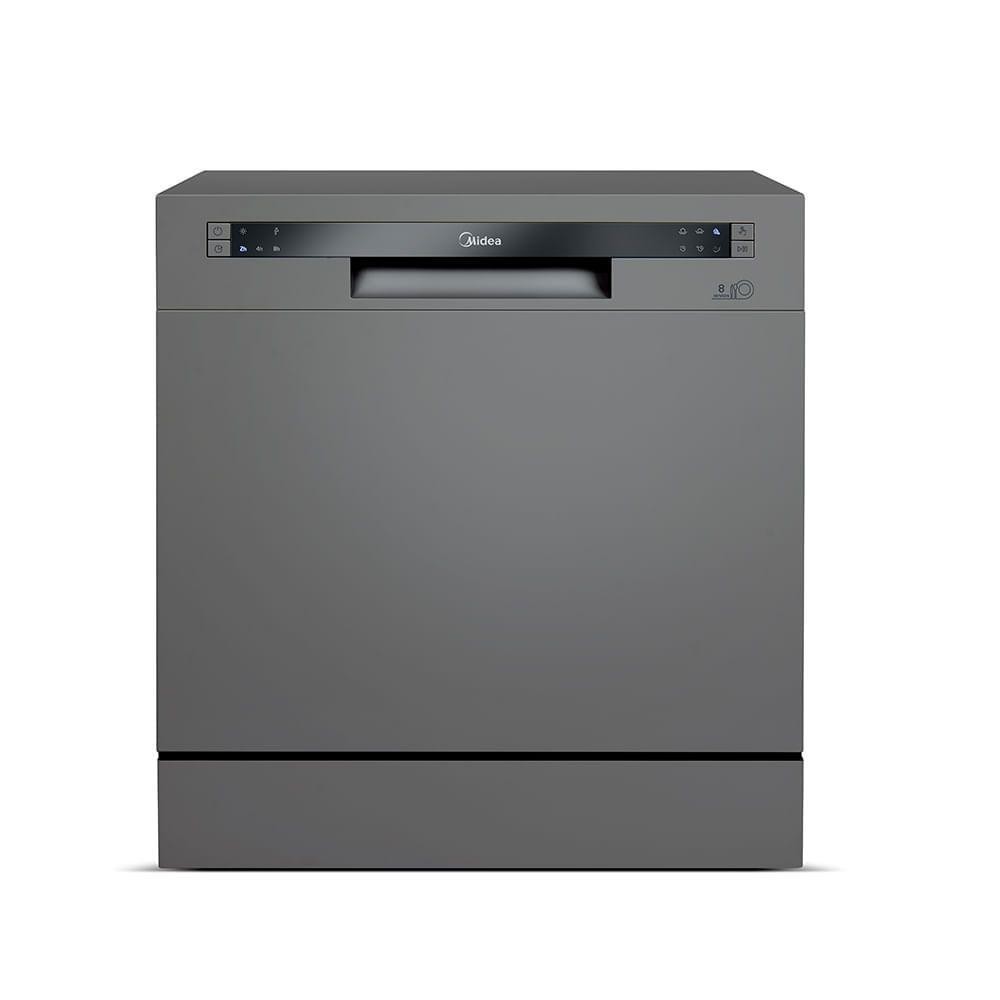Lava Louças Midea 8 ServiçosCinza DWA08S1 110V