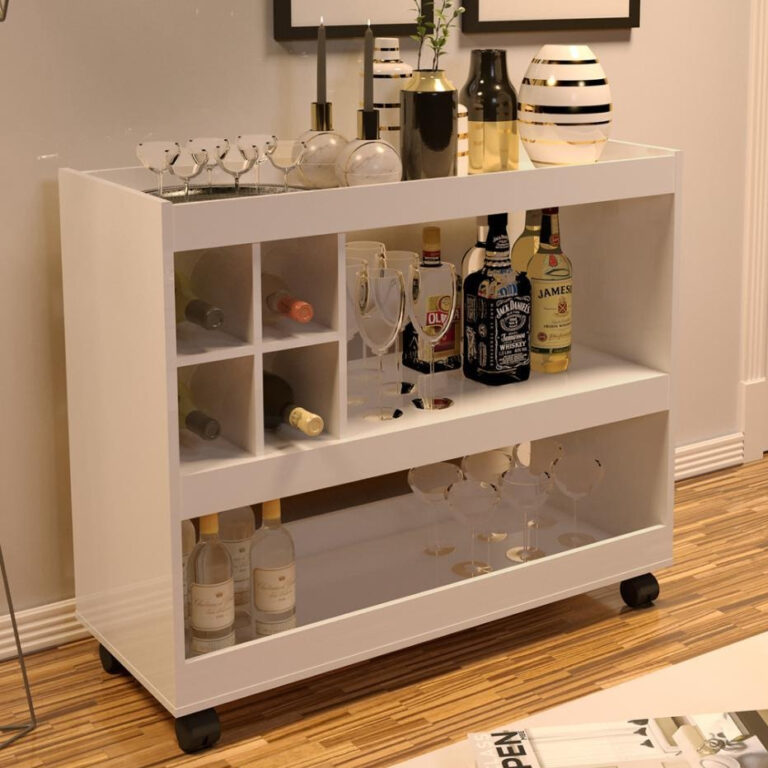 Aparador Bar Buffet Para Sala Com Adega E Rodízio