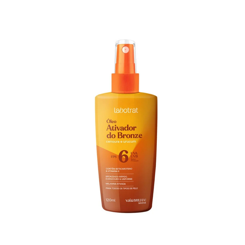 Labotrat Óleo Ativador de Bronze FPS 6 VaiEBrilha 120ml