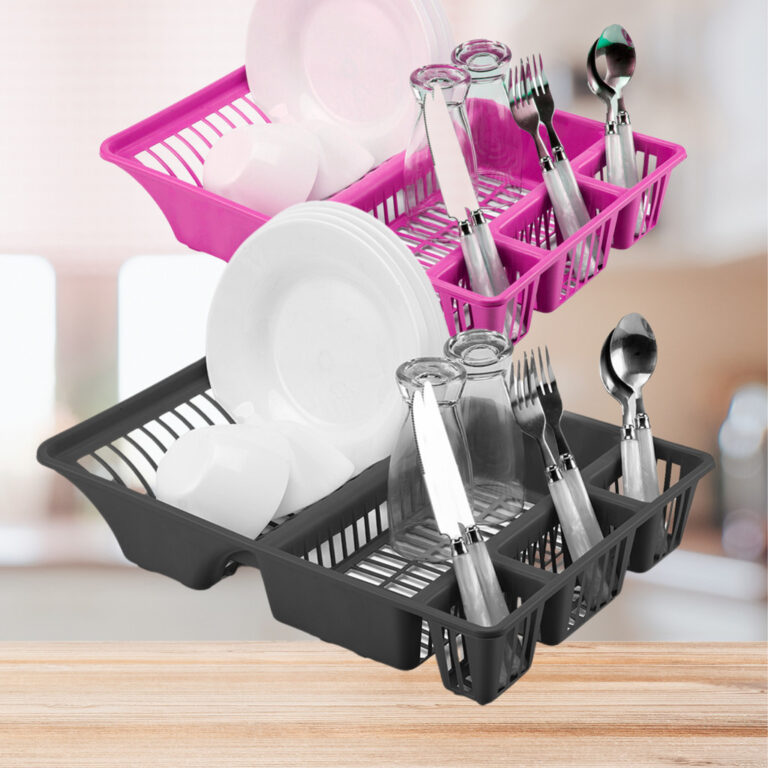 Escorredor de Louças 12 Pratos Cozinha Plástico 