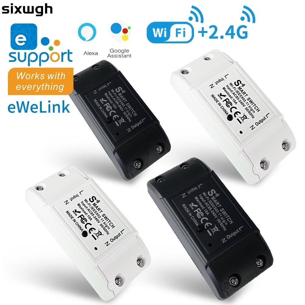 Interruptor Inteligente WiFi Smart switch Suporte eWeLink APP Amazon Alexa Google Home Controle De V