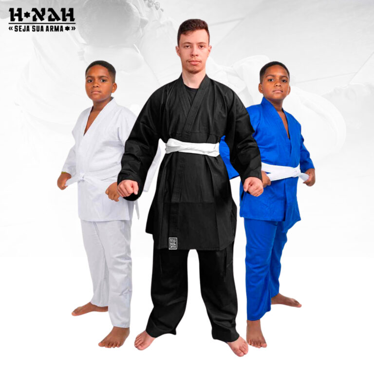 Kimono Judô Jiu Jitsu Infantil Adulto Haganah Jud