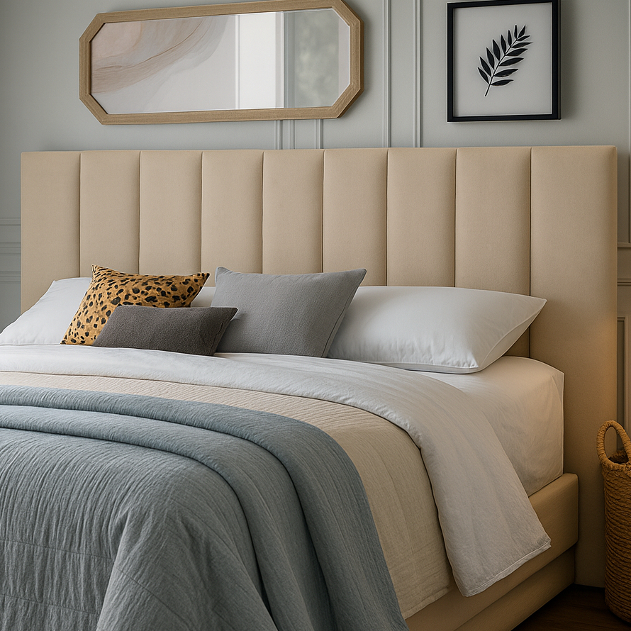 Kit Completo Cabeceira Estofada Modulada Cama Casal Queen King Solteiro Decoração – Envio Imediato