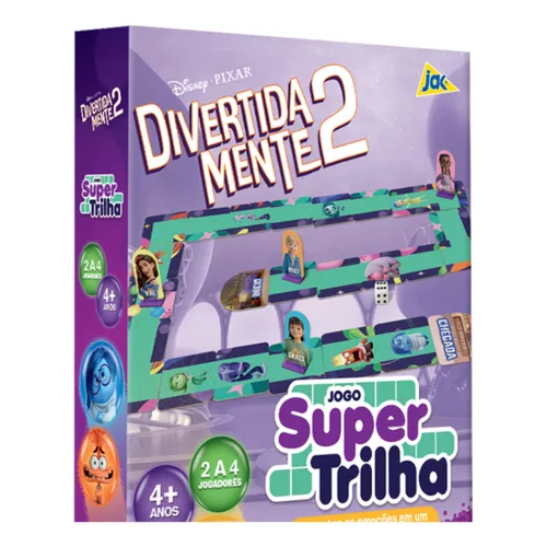 BRINQUEDO JOGO SUPER TRILHA DIVERTIDA MENTE 2 INFA