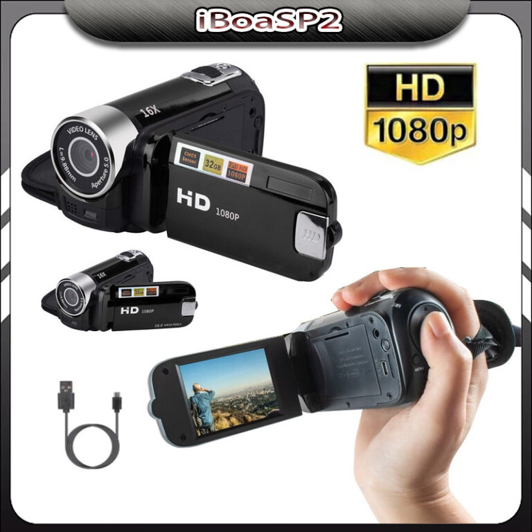 L Câmera Hd 1080p Com Zoom Digital 16x*