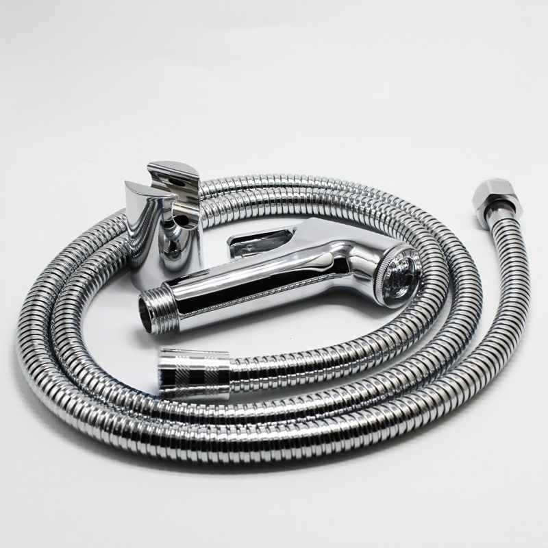 Ducha Higiênica Para Banheiro Completa Luxo Inox núcleo da válvula de cobre 1,2m Chuveirinho Privada