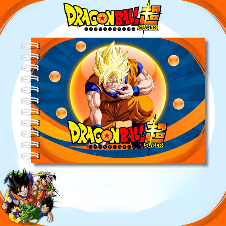 Livro De Colorir Dragon Ball  Capa Dura Folhas A5 