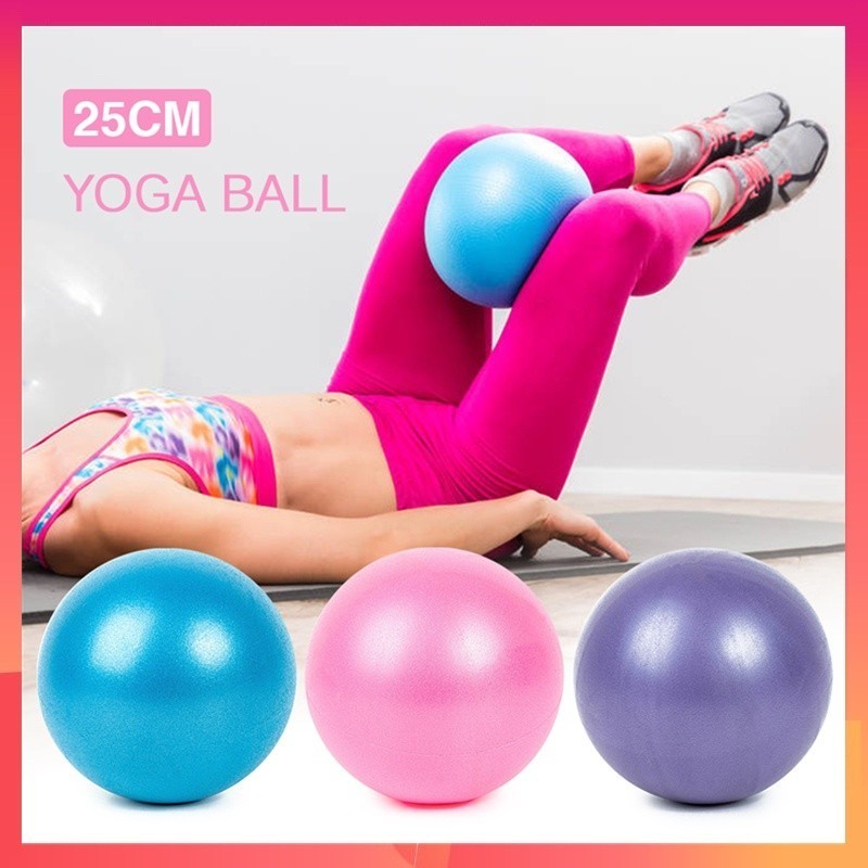 Mini Bola  25cm De PVC Exercício Yoga Pilates Ginastica Fisioterapia j