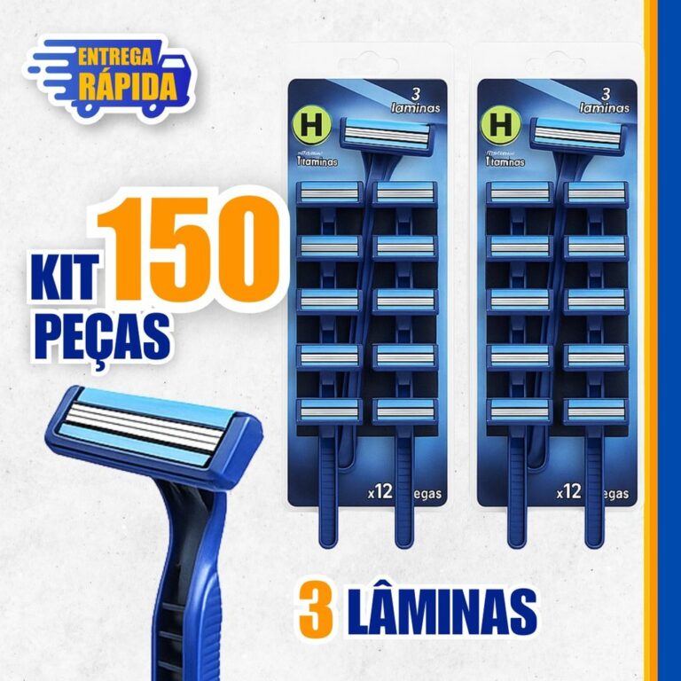 150 Prestobarba Aparelho de Barbear 3 Lâmina Fita