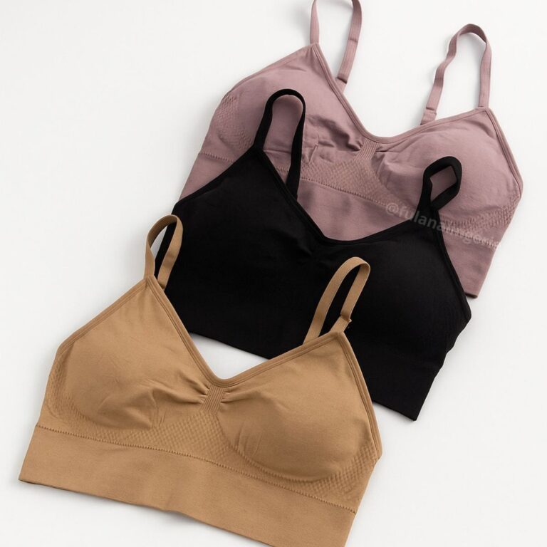 Kit 3 Sutiã  Alcinha Com Bojo Removível Reforça