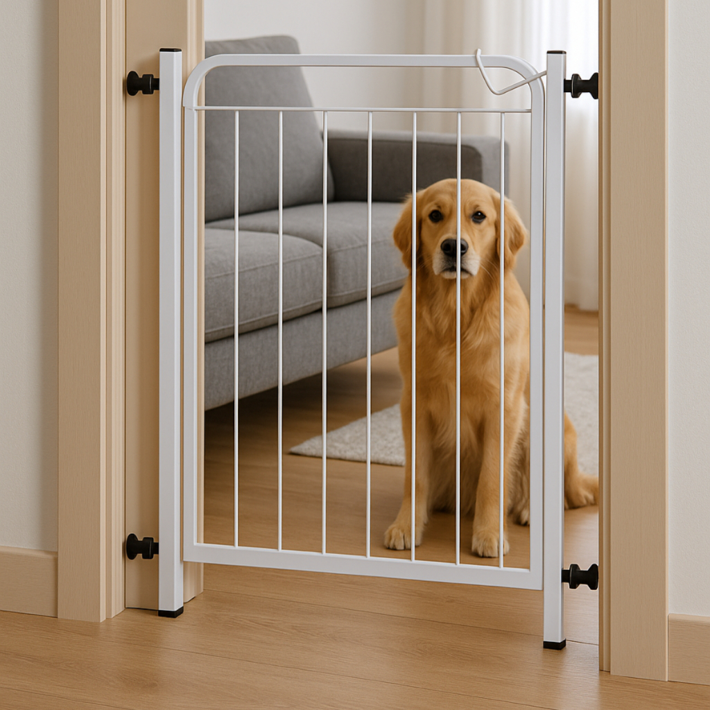 Portão Pet Criança Segurança Casa Prático Adaptável Cachorro Grande Promoção