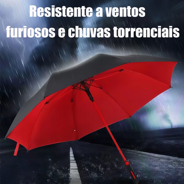 Guarda-chuva grande automático para verão, com f