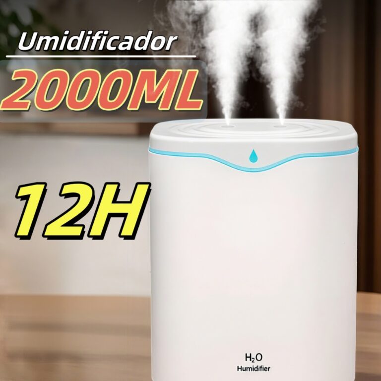 Umidificador De Ar E Aromatizador Portátil 2 Litr