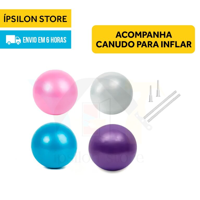 Mini Bola Exercício 25cm Yoga Pilates Ginastica D