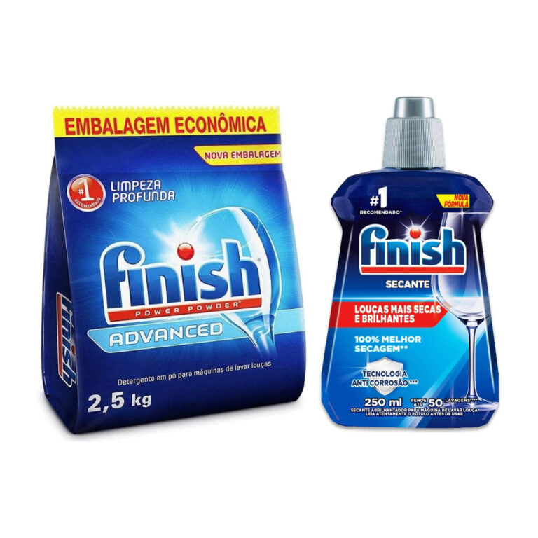 Kit Finish Detergente Em Pó 2,5kg + Secante 250ml