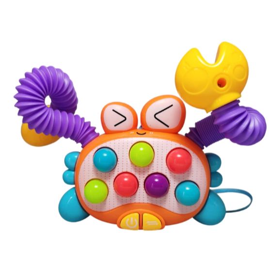 Kit 1/2/3 Caranguejo Estica E Puxa Pop IT Brinqued