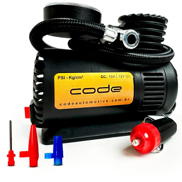 MINI COMPRESSOR DE AR AUTOMOTIVO 12V PORTATIL MULT