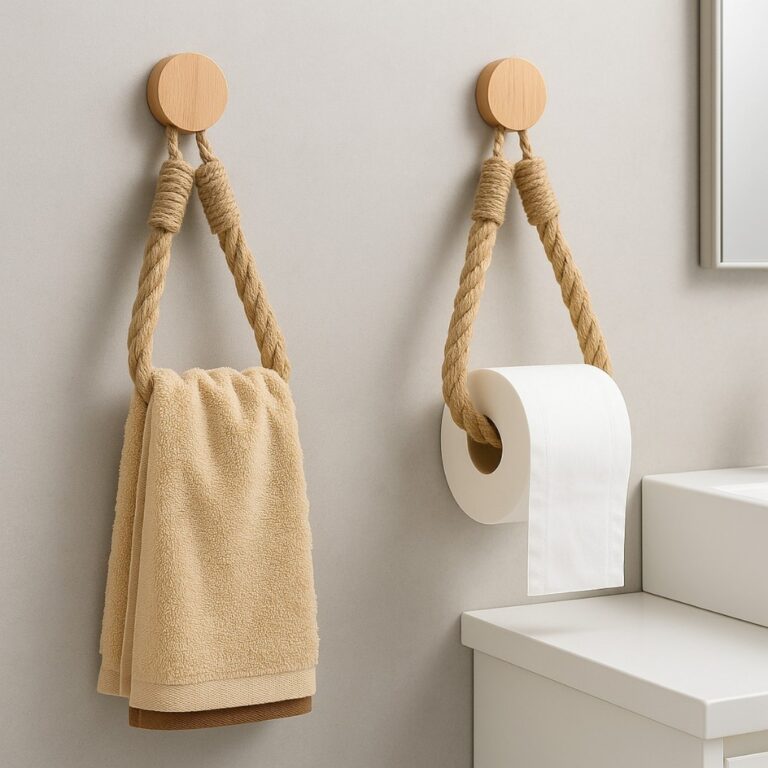 2x Suporte Papel Higiênico e Toalha Rustico Zenla