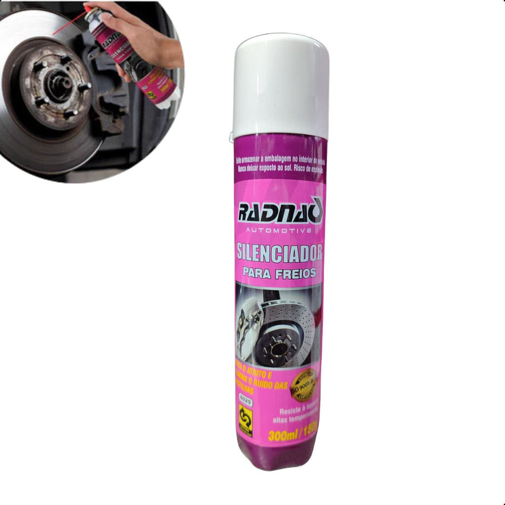 Silenciador para Freios Anti Chio Elimina Ruído Spray 300ml