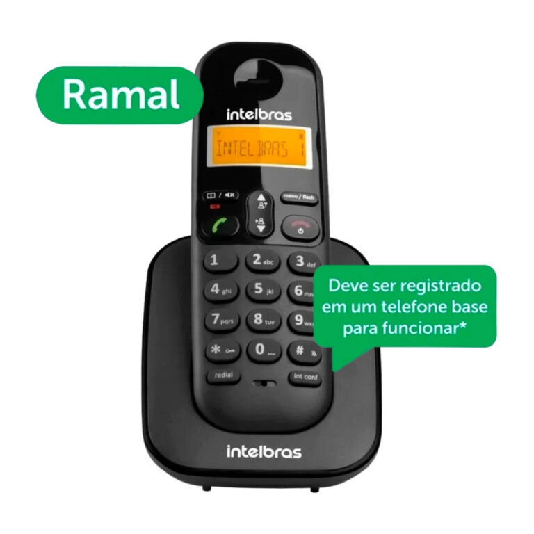 Ramal Para Telefone Sem Fio Digital  Ts 3111 Preto